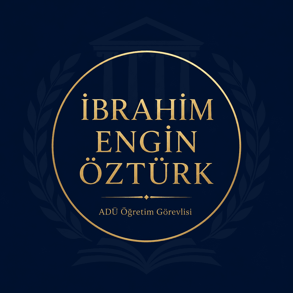 İbrahim Engin Öztürk ADÜ resmi portre görseli